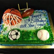 Sports Birthday Cake