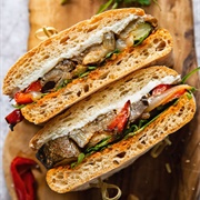 Ciabatta Bun With Goat Cheese