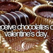 Receive a Chocolate on Valentine's Day