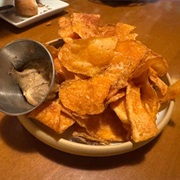 House-Made Chips With Black Garlic Aïoli