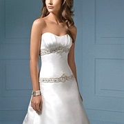 Beading at Empire Waist and Hips