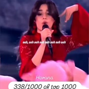 #326 Havana by Camila Cabello Featuring Young Thug