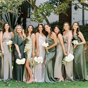 Olive or Moss Green Wedding Color