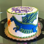Dragon Themed Cake