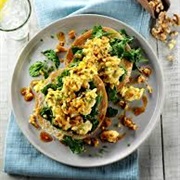 Walnut Gingersnap With Scrambled Eggs