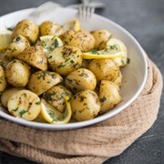 Chive Butter Baby Potatoes