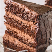 Mousse Filling in Cake