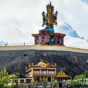Diskit Monastery in Ladakh, India