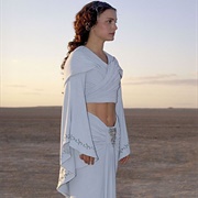 Padme's White Maxi Skirt + White Top Combo - Star Wars