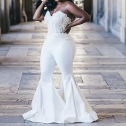 Bell Bottom Jumpsuit/Pantsuit for Bride