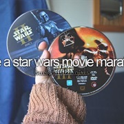 Have a Star Wars Movie Marathon