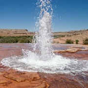 Crystal Geyser, Green River, Utah, USA