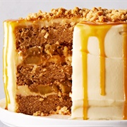 Salted Caramel Apple Cake