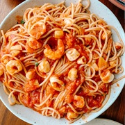 Spicy Seafood Pasta