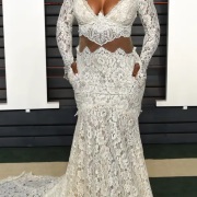 Shaped Illusion Waist on Gown
