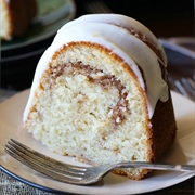 Cream Cheese Frosted Cinnamon Roll Bundt Cake