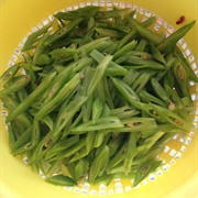 Boiled Runner Beans