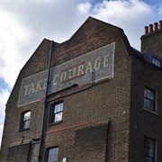 'Take Courage' Ghost Sign