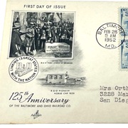 Baltimore & Ohio Railroad Charter First Day Cover