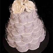 Sugar Stringwork on Cake