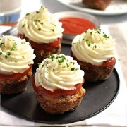 Meatloaf and Mashed Potato Cupcake