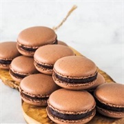 Oaxacan Cinnamon Chocolate Macaron