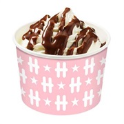 Soft Ice Cream & Chocolate Sauce