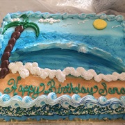 Beach Themed Cake