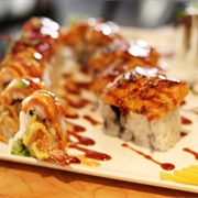 Sushi With Squid Sauce