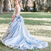 Seersucker Wedding Dress