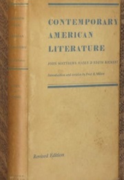Contemporary American Literature, Bibliographies and Study Outlines (John Matthews Manly, Edith Rickert, and Fred Benja)