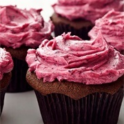 Hibiscus Cupcake