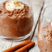 Chocolate Protein Rice Pudding