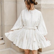 Rope Sash on Wedding Dress