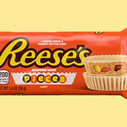 White Creme Reese's Peanut Butter Cups With Reese's Pieces