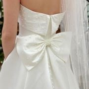 Pearl-Studded Collar and Bow