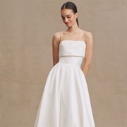 Wide, Embellished Fold at Bustline