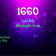 #7717 Goodnight Irene by Lead Belly