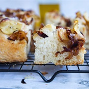 Caramelized Onion and Potato Focaccia
