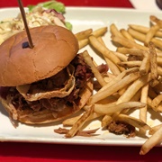 Slow-Smoked Pulled Pork Sandwich