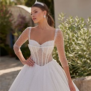 Corset as Visible Top Layer Over Cups