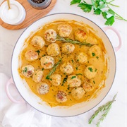 Maple Mustard Turkey Meatballs