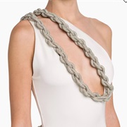 Cut-Out Edged in Braided Rope