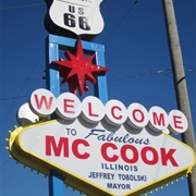 Welcome to Fabulous McCook Illinois Sign