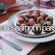 Eat Escargot in Paris