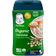 Organic Oatmeal Baby Food