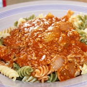 Vegan Tofu Bolognese