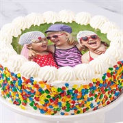 Personal Photo Birthday Cake