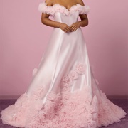 Tulle 3D Flowers on Dress