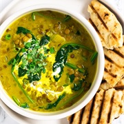 Green Curry Lentil Soup